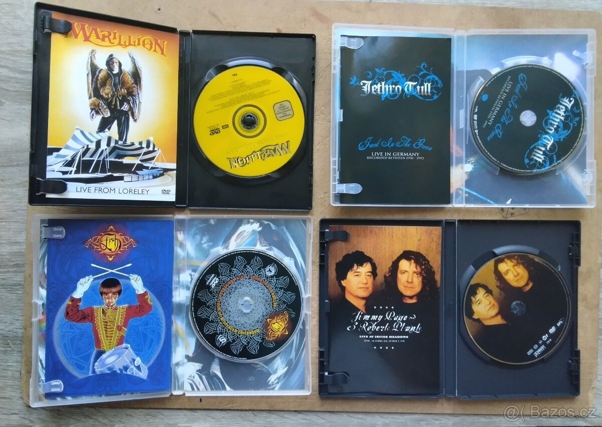 DVD Marillion,Jethro Tull,Fish,Plant&Page - 3
