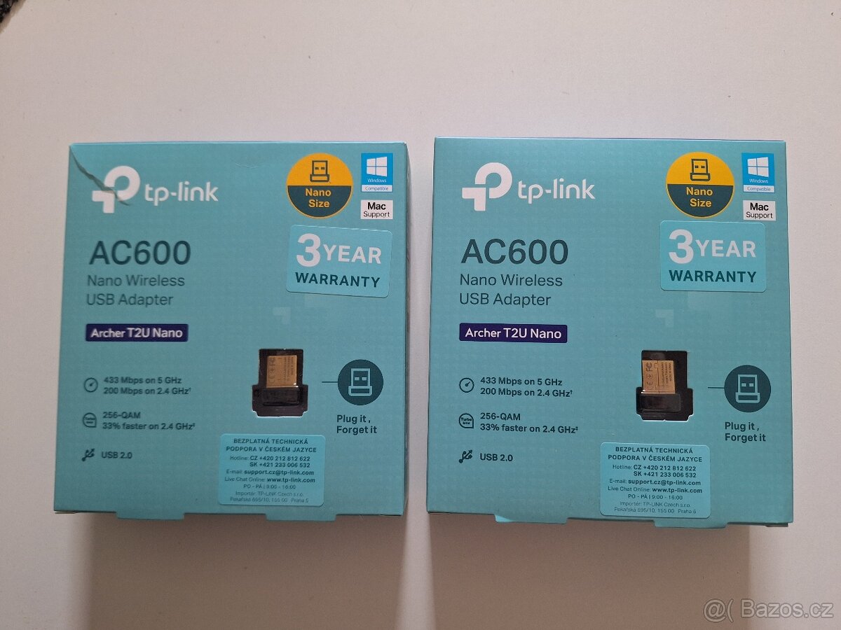 Bezdrátový Wi-Fi adaptér TP-LINK Archer T2U Nano - 3