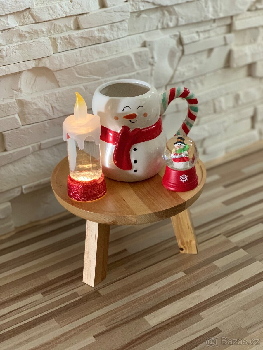 Prodám nový vánoční nepoužívaný hrnek + svítící LED dekorace - 3