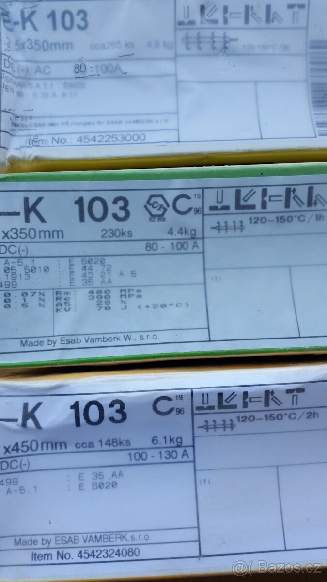 Svařovací elektrody včetně příslušnství - 3