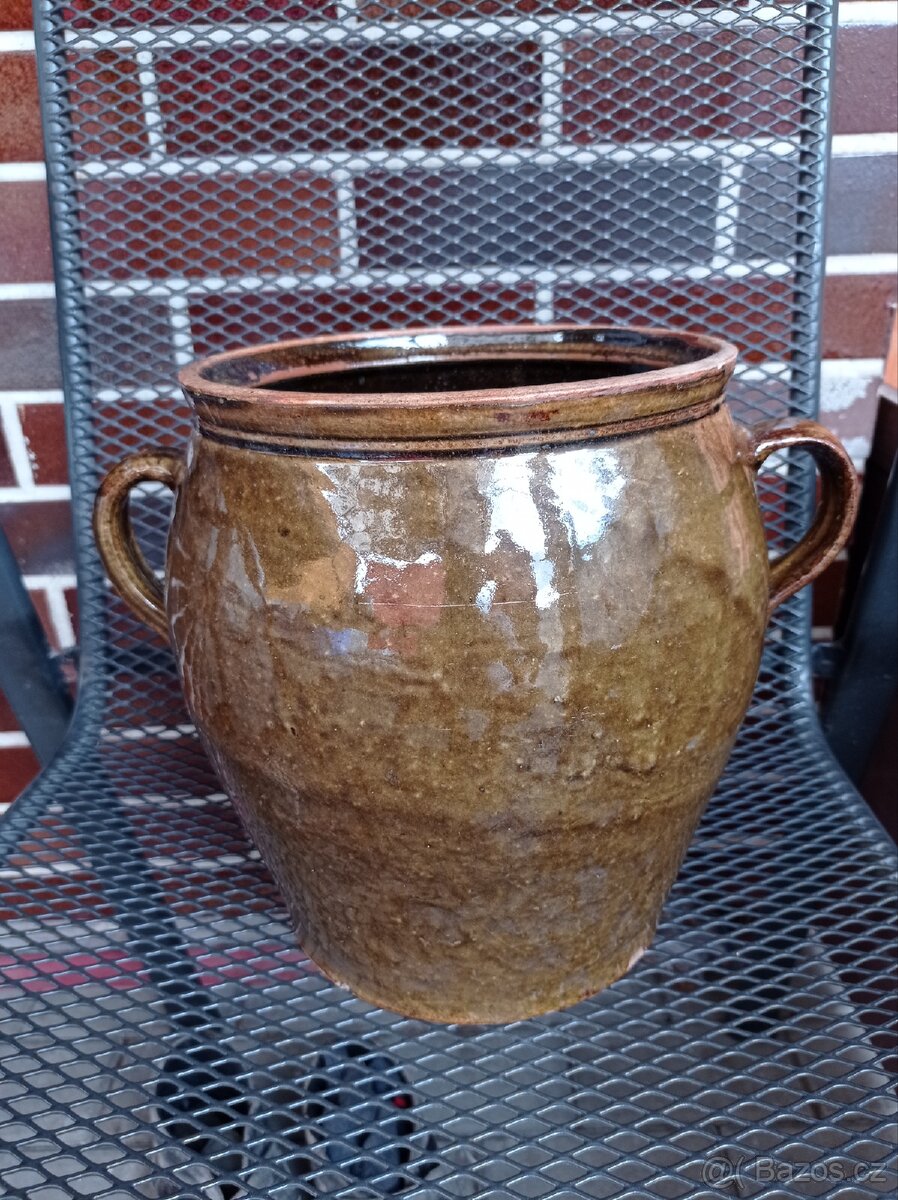 Květináč zahradní, keramické hliněné hrnce, vázy - 3
