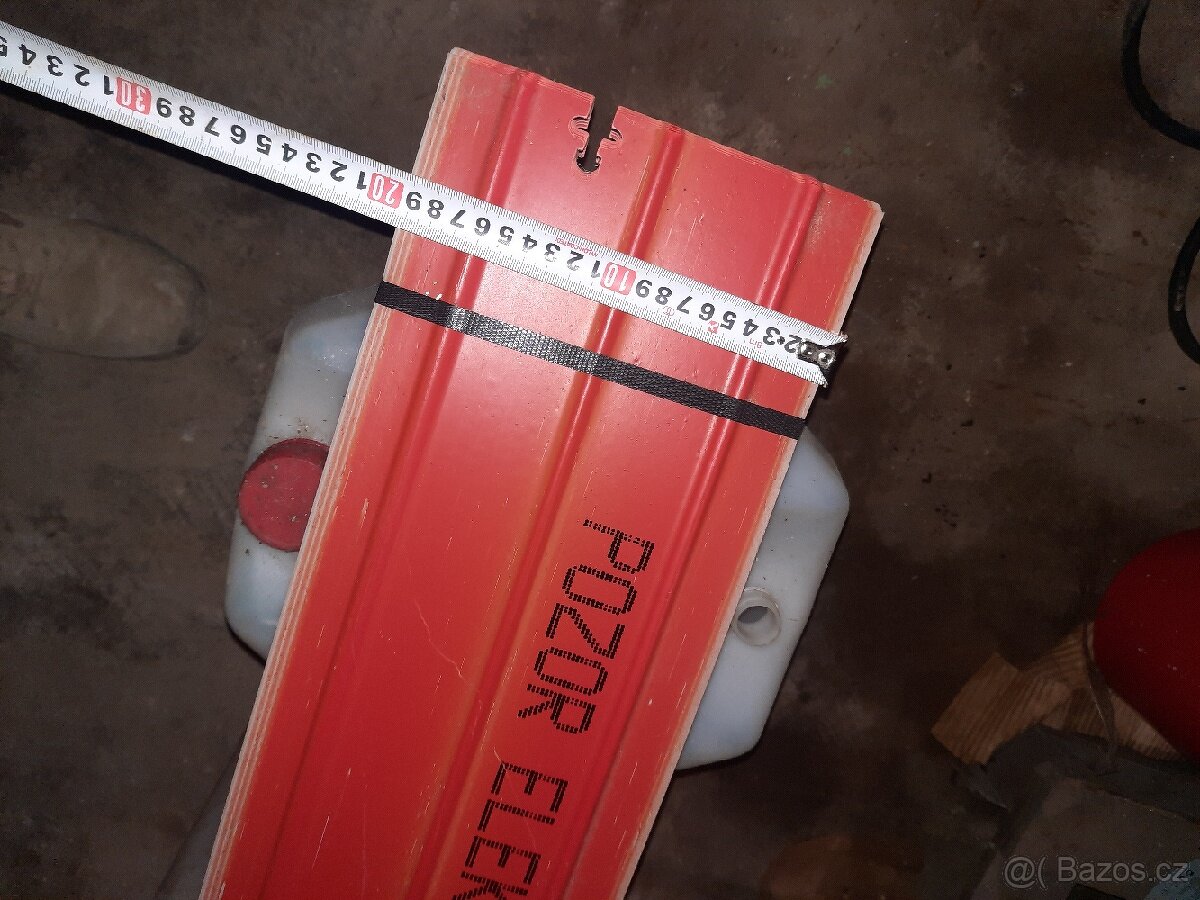 Kabelová krycí deska DEKAB 200/2 pozor elektrický kabel - 3