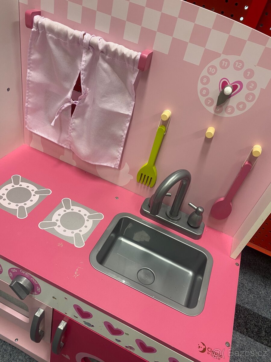 Dětská kuchyňka dřevěná + příslušenství - 3