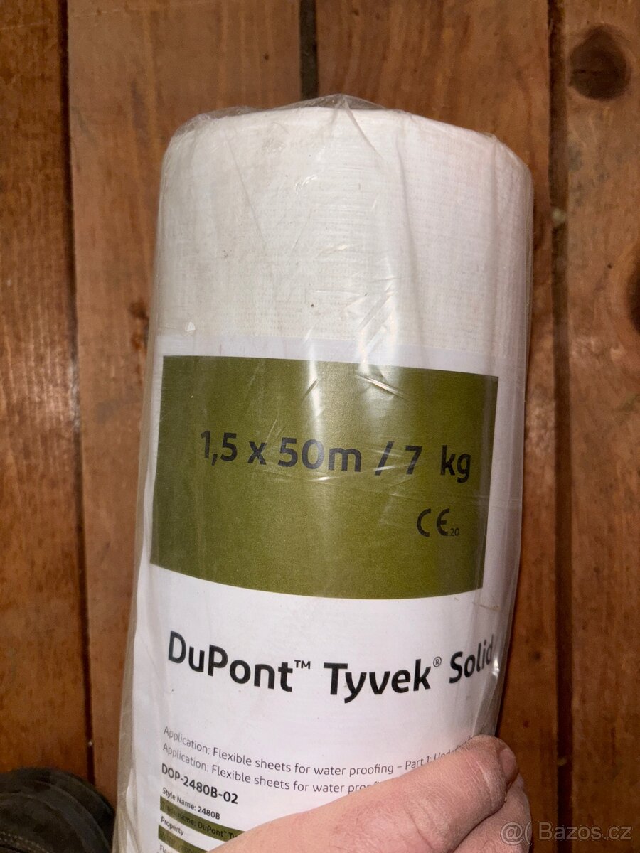 DuPont Tyvek Solid – 75 m² (1,5 × 50 m) – nová role - 3
