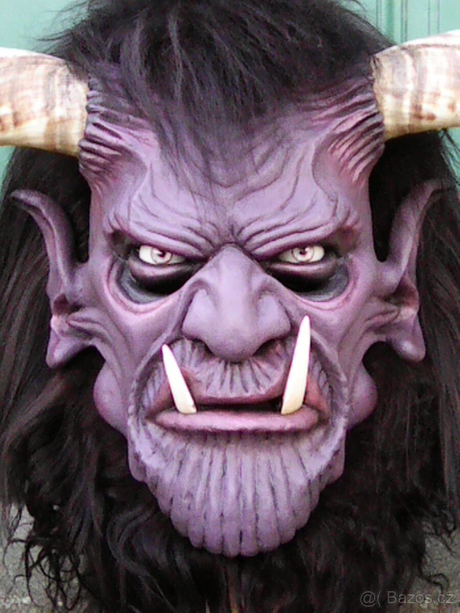 KRAMPUS maska ČERNÝHO ĎÁBLA - 3