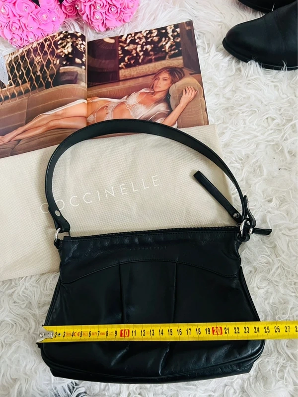 🌸Coccinelle🌸pravá kůže luxusní nádherná kabelka prostorná - 3