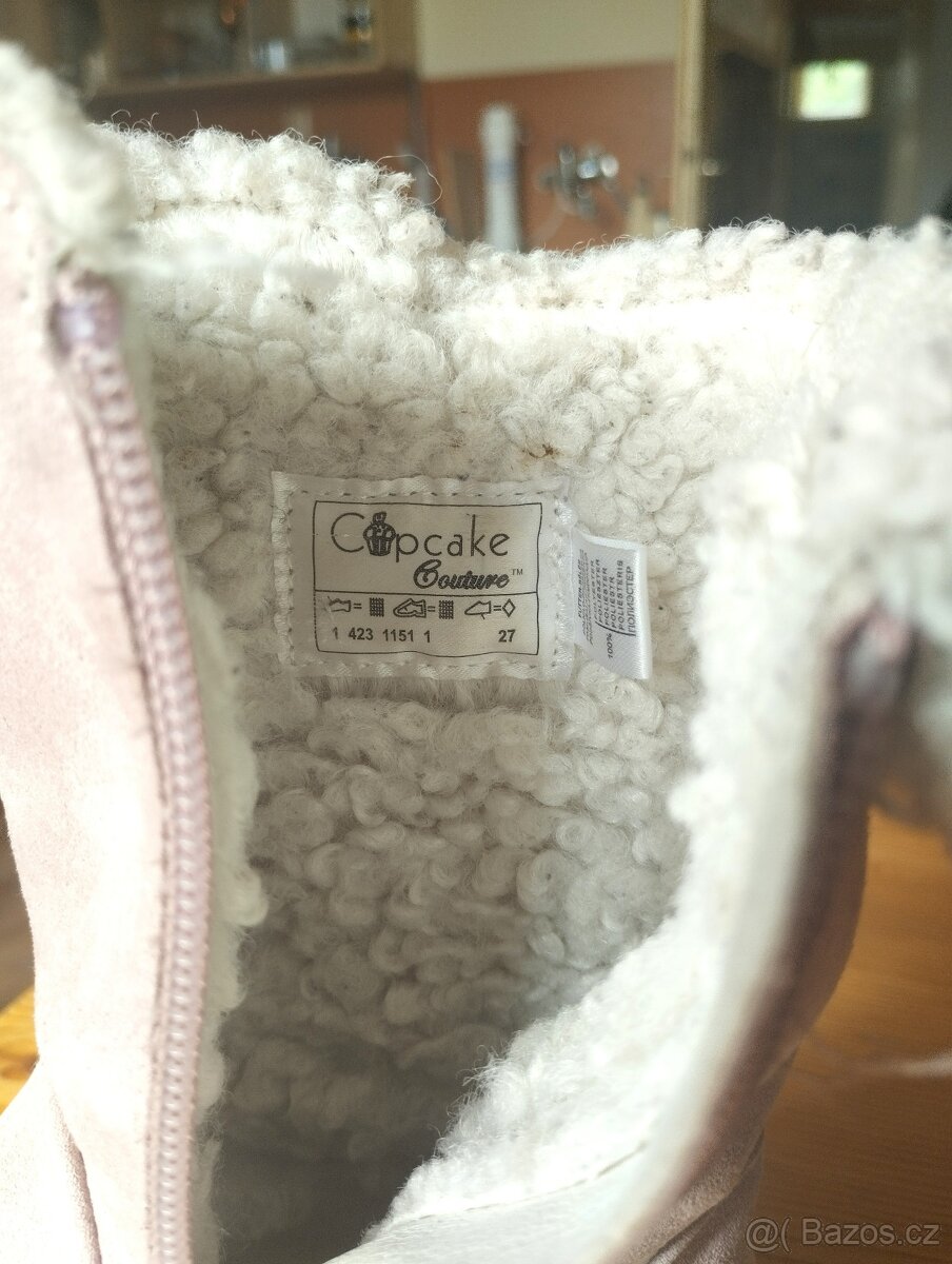 Cupcake Couture Zimní kozačky vel.27 - 3