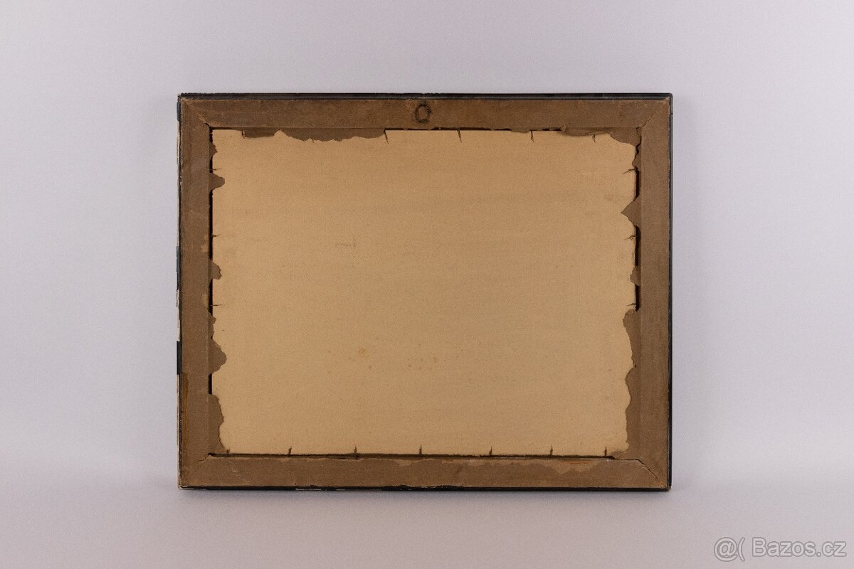 Nečas - Čtenářka, grafika 1925 - 3