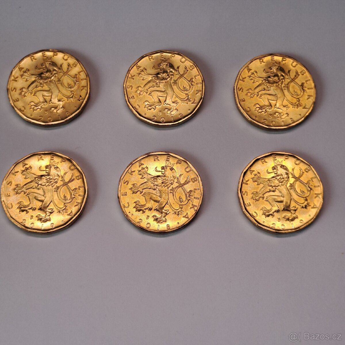 SADA 6 KUSŮ 20 KČ OBĚŽNÝCH MINCÍ - 3