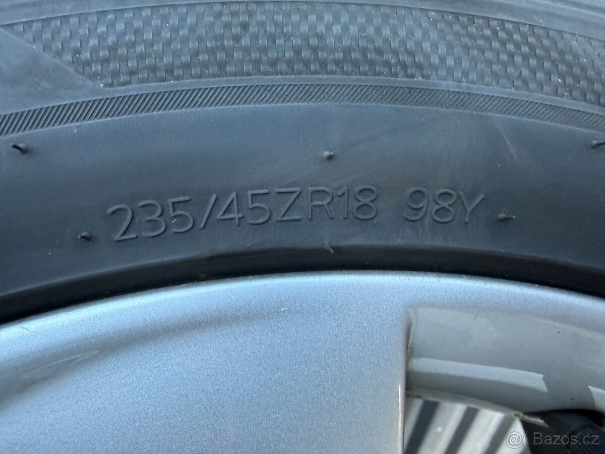 18" Elektrony SKODA 5x112 so letnymi pneu 235/45 R18 - 3