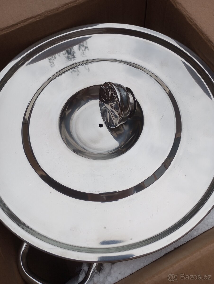 nerez hrnec 33 litrů s poklicí. - 3