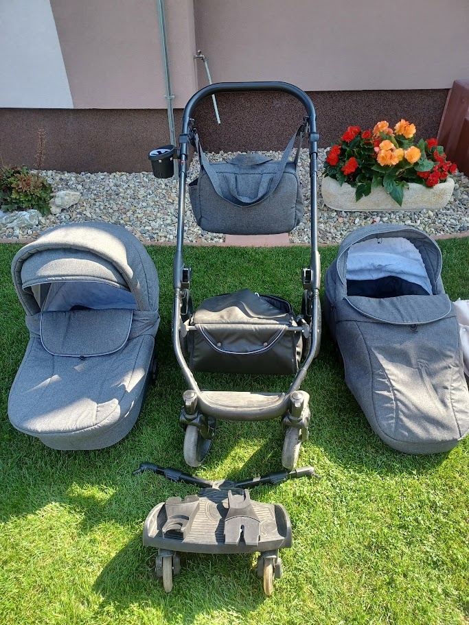 Kočárek Tudore Trapper grey stone 3 kombinace - 3