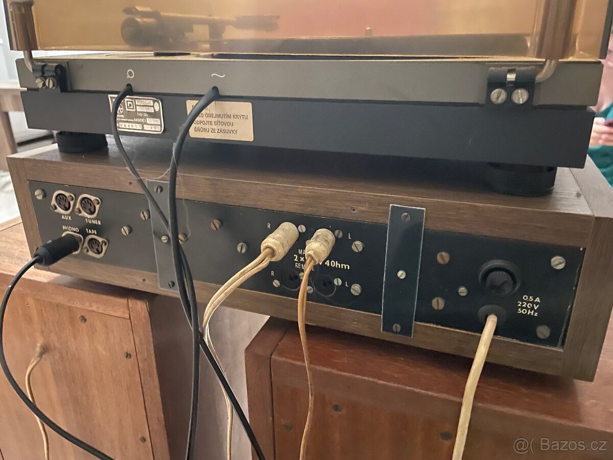 Amatérské sestava Lp, zesilovač Zetawatt, reprobedny - 3