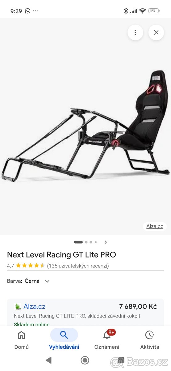 Prodám plně vybavený závodní kokpit - 3