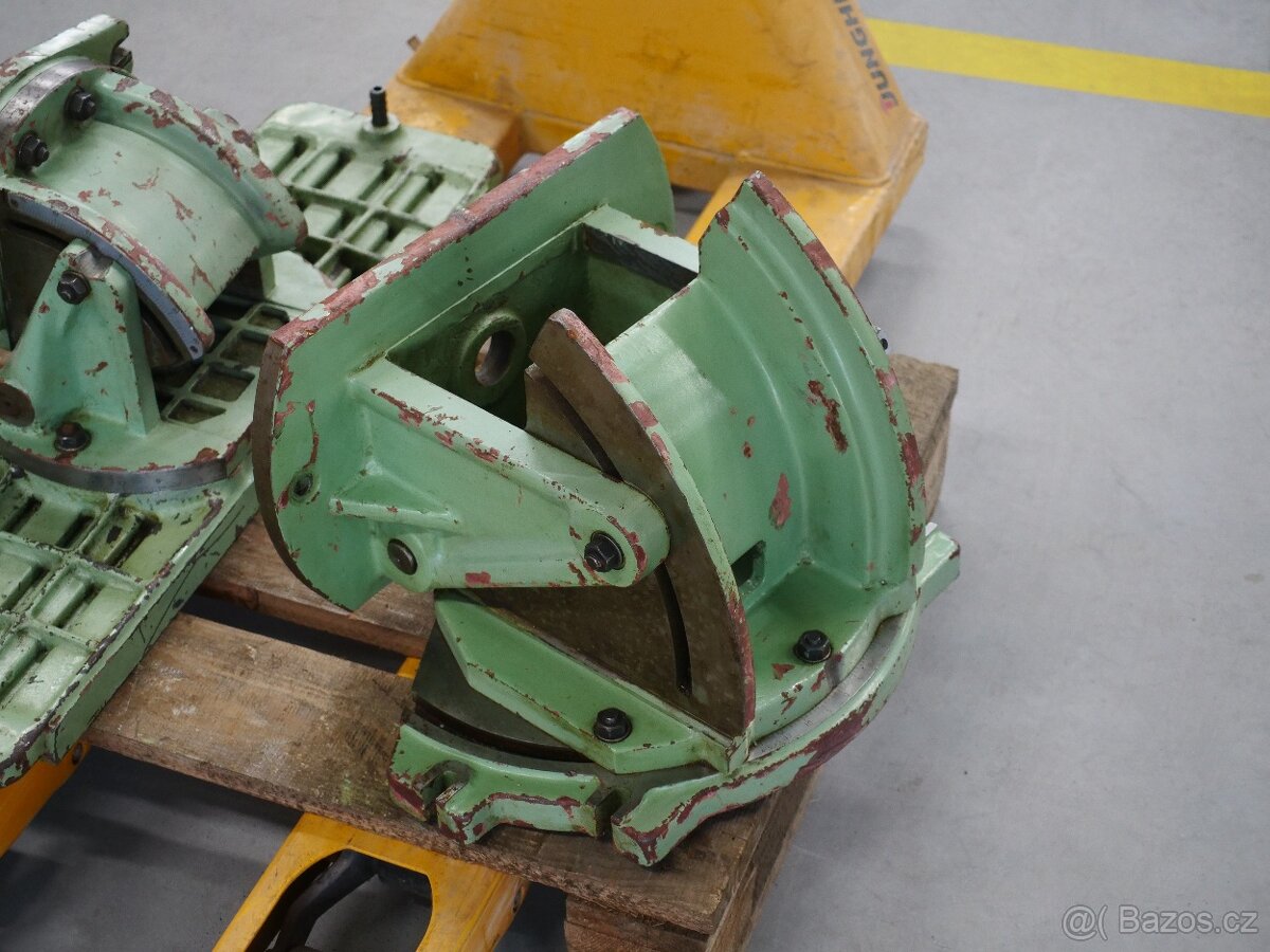 sklopný stůl k frézce, Naklápěcí natáčecí přípravek - 3