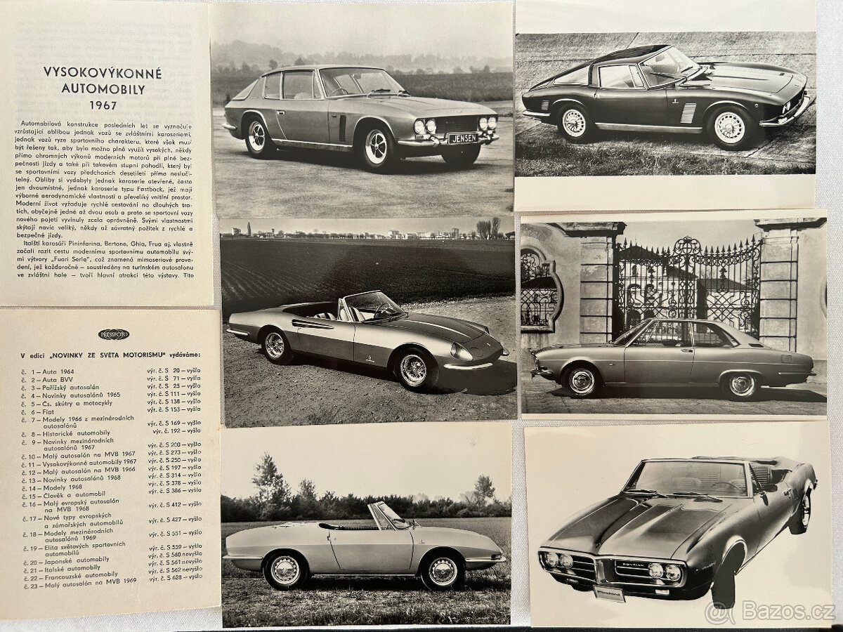 Vysokovýkonné automobily 1967 - 3