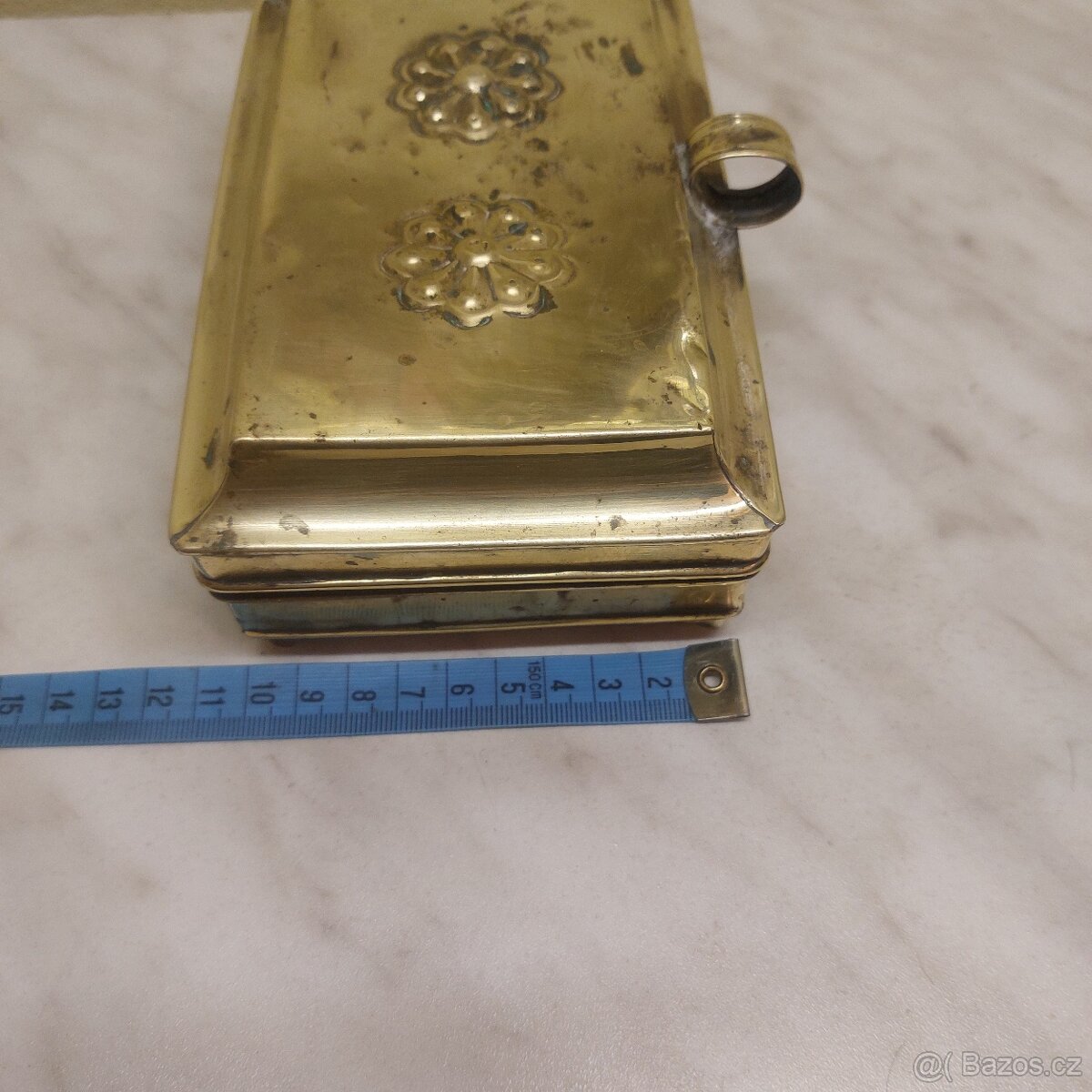Stará mosazná krabička. - 3