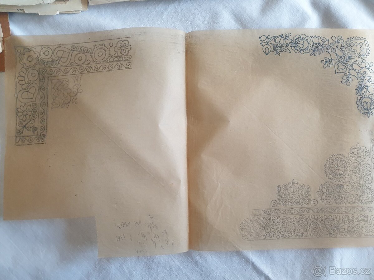 Prodám starožitné předlohy výšivek - 3