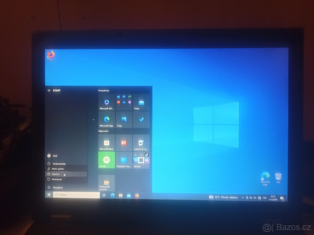 Prodám použitý notebook DELL Windows 10 - 3