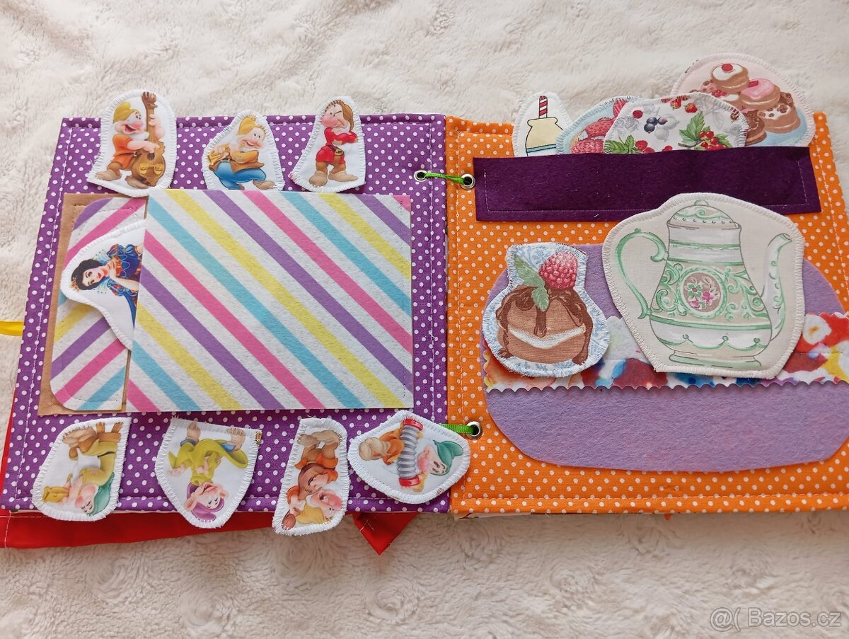 quiet book Sněhurka - 3