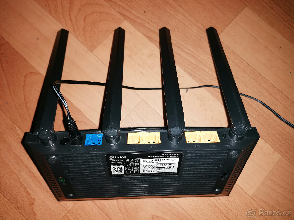 Výkonný TP-Link Archer C6 AC1200 MU-MIMO Wi-Fi Router - 3