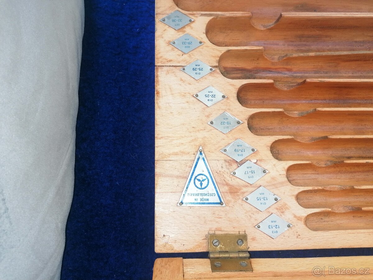 Dřevěná krabíčka na ukládání zkumavek. - 3