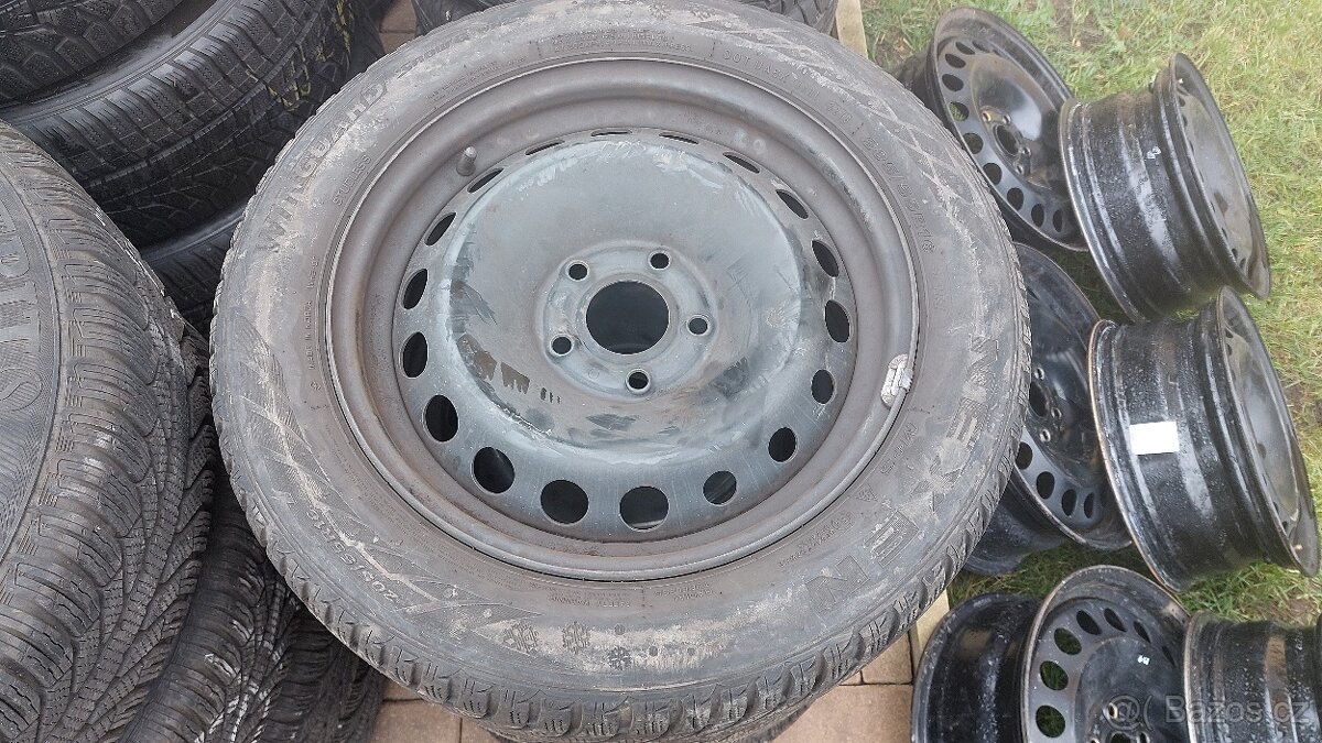 Kola zimní 16", 4ks, RENAULT aj, 5x114,3mm, pneu 205/55/16 - 3
