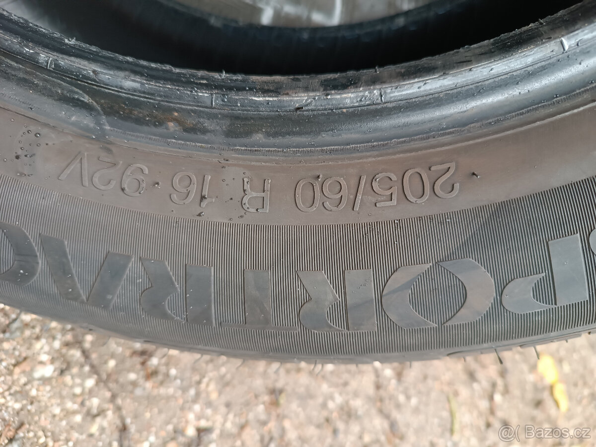 205/60/16 92V - 4 ks letní Vredestein DOT2020 (jeté 1500 km) - 3