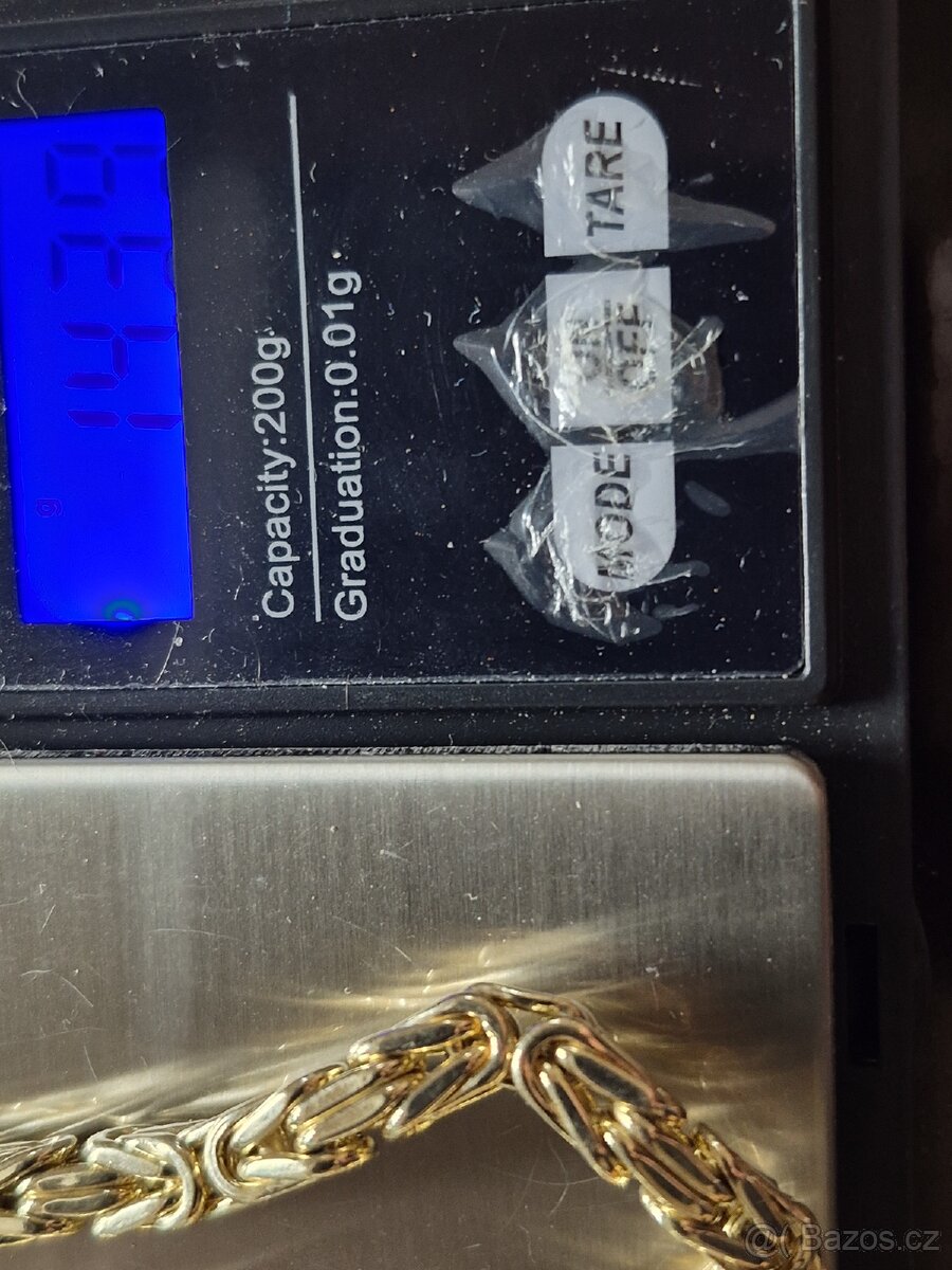 Zlaty naramek 14kr - 3