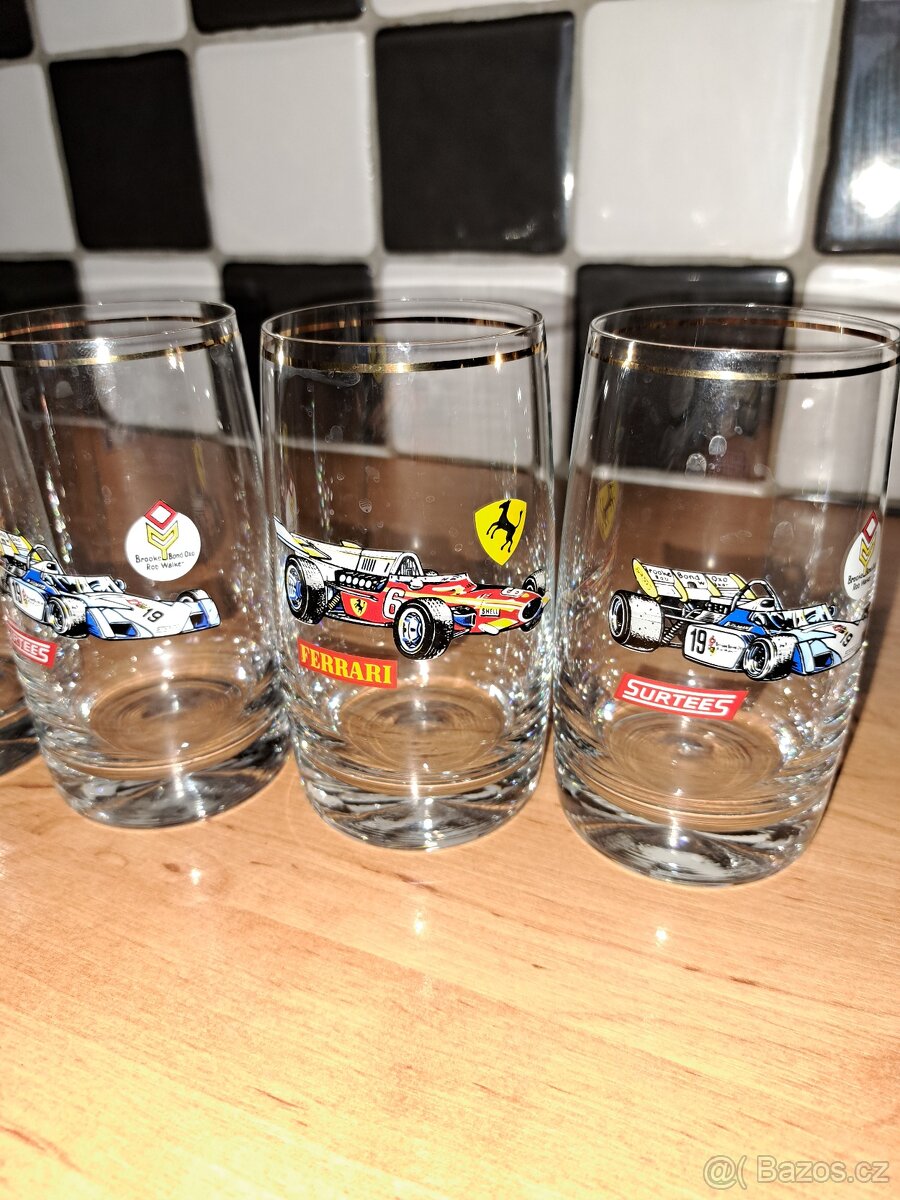 Sběratelské skleničky McLaren, Ferrari - 3