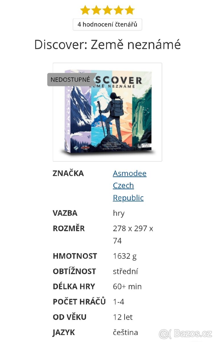 Hra Discover - 3