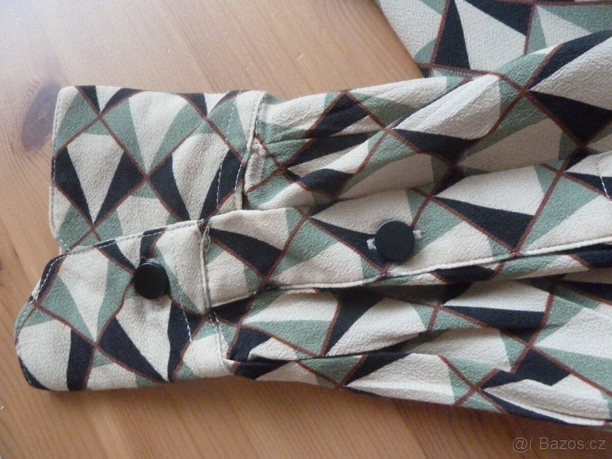 Mango dámská košile XS s geometrickým vzorem - 3