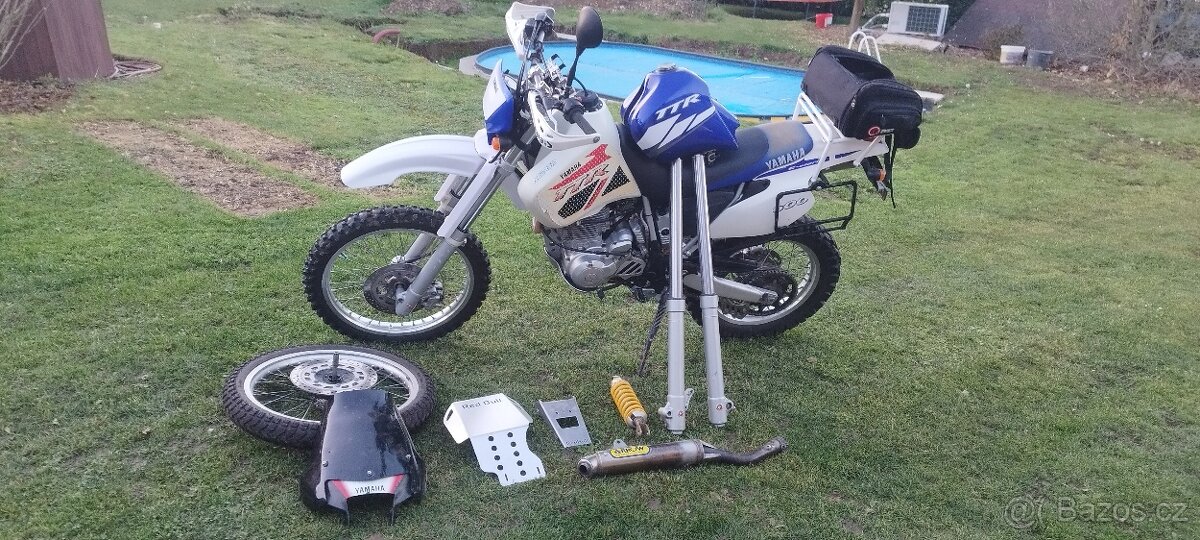 Yamaha TTRE , Yamaha TT , Yamaha TTR , podvozek TTR