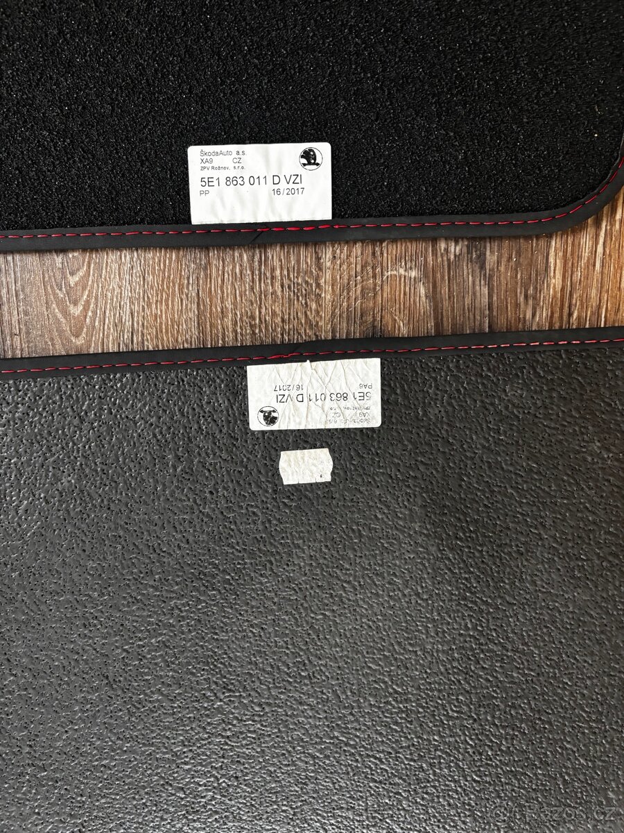 Textilní autokoberce Škoda Octavia III RS originál - 3
