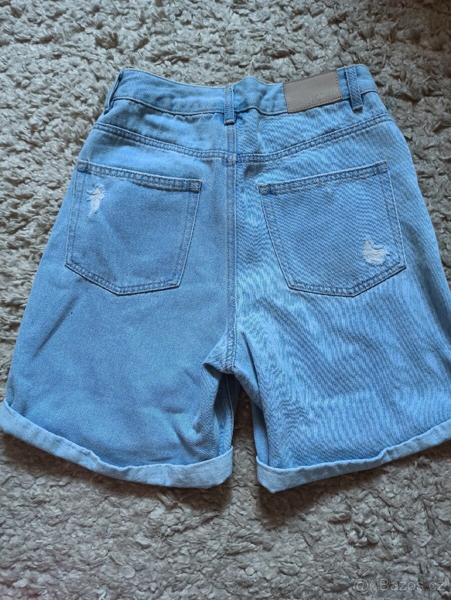 Prodám dámské džínové šortky/kraťasy vel. 34/XS - 3