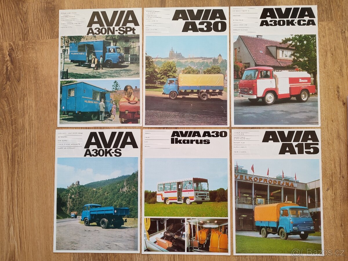 Prospekty Tatra 148 - Avia A30 - 3