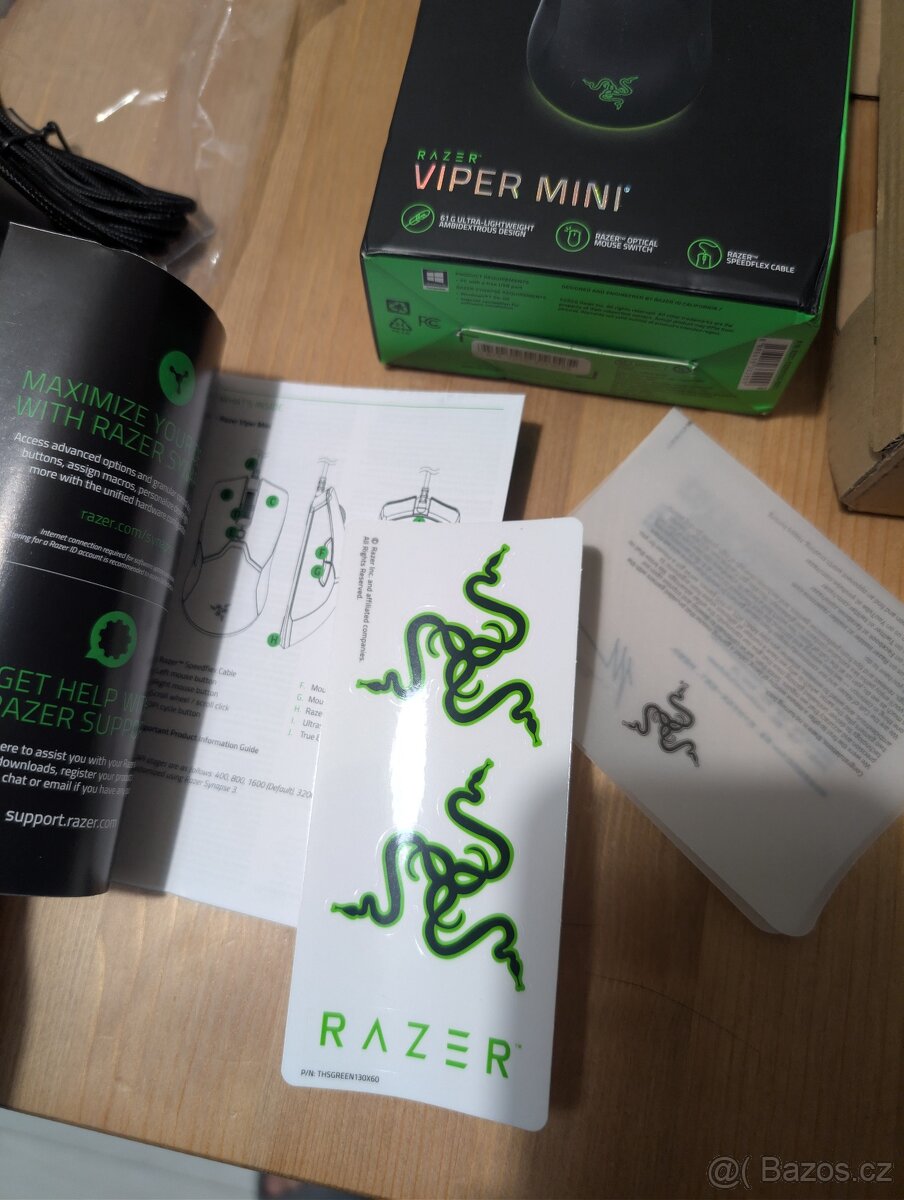 Fejková herní myš Razer Viper Mini - jen odzkoušena - 3
