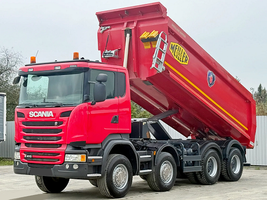 Scania R410 8x4 - vanový sklápěč - 3