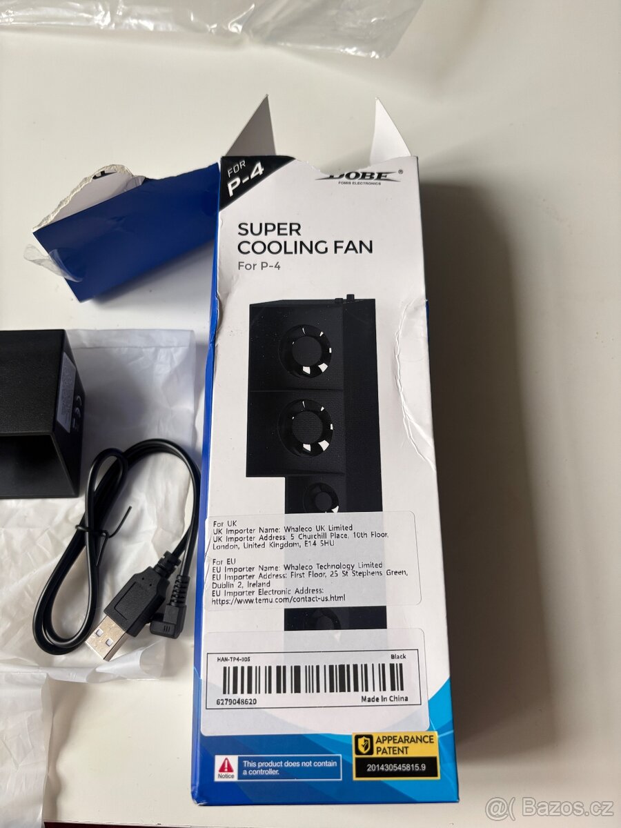 Přídavný externí chladič PS4 - 3