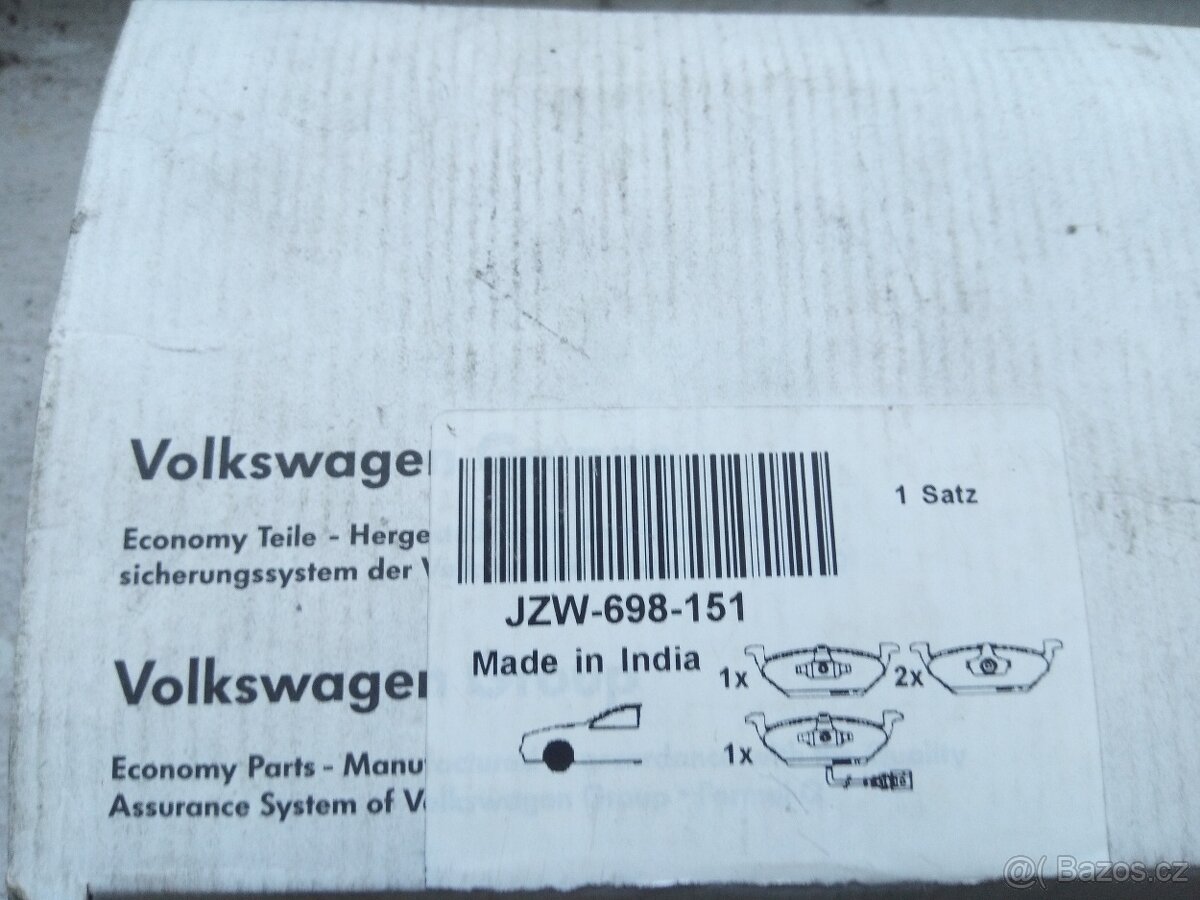 přední brzdové destičky - 3