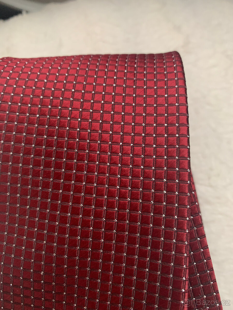 Kravata, vínové odstíny - 3