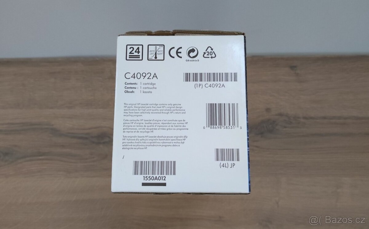 originální toner HP C4092A nový - 3