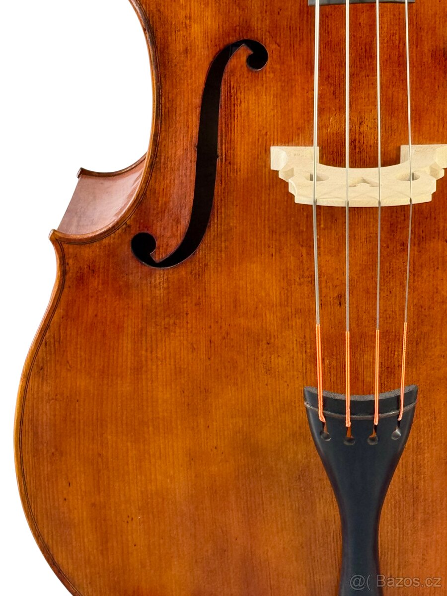 Mistrovský kontrabas 3/4 model Gasparo da Salò - 3