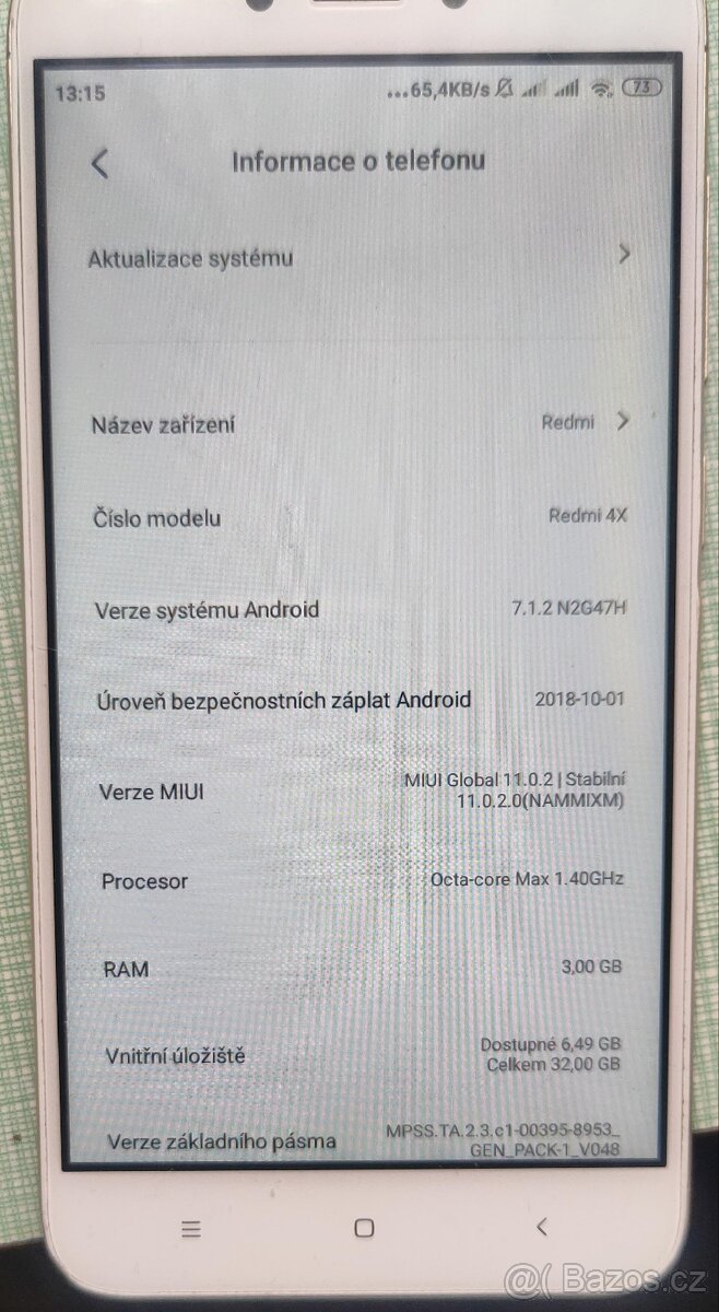 SMARTPHONE XIAOMI REDMI 4X - 3GB/32GB - 3
