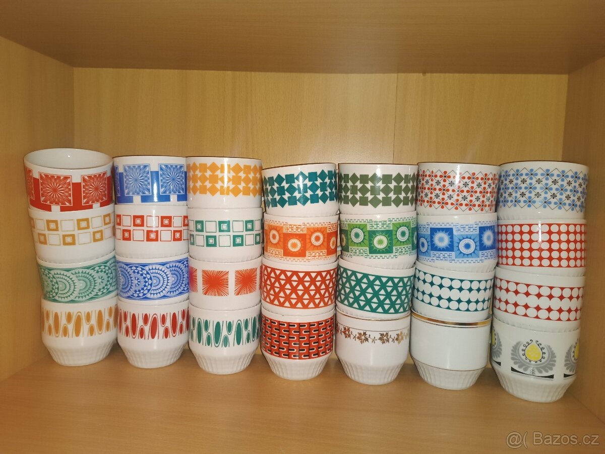 Retro hrnky Czechoslovakia - 3