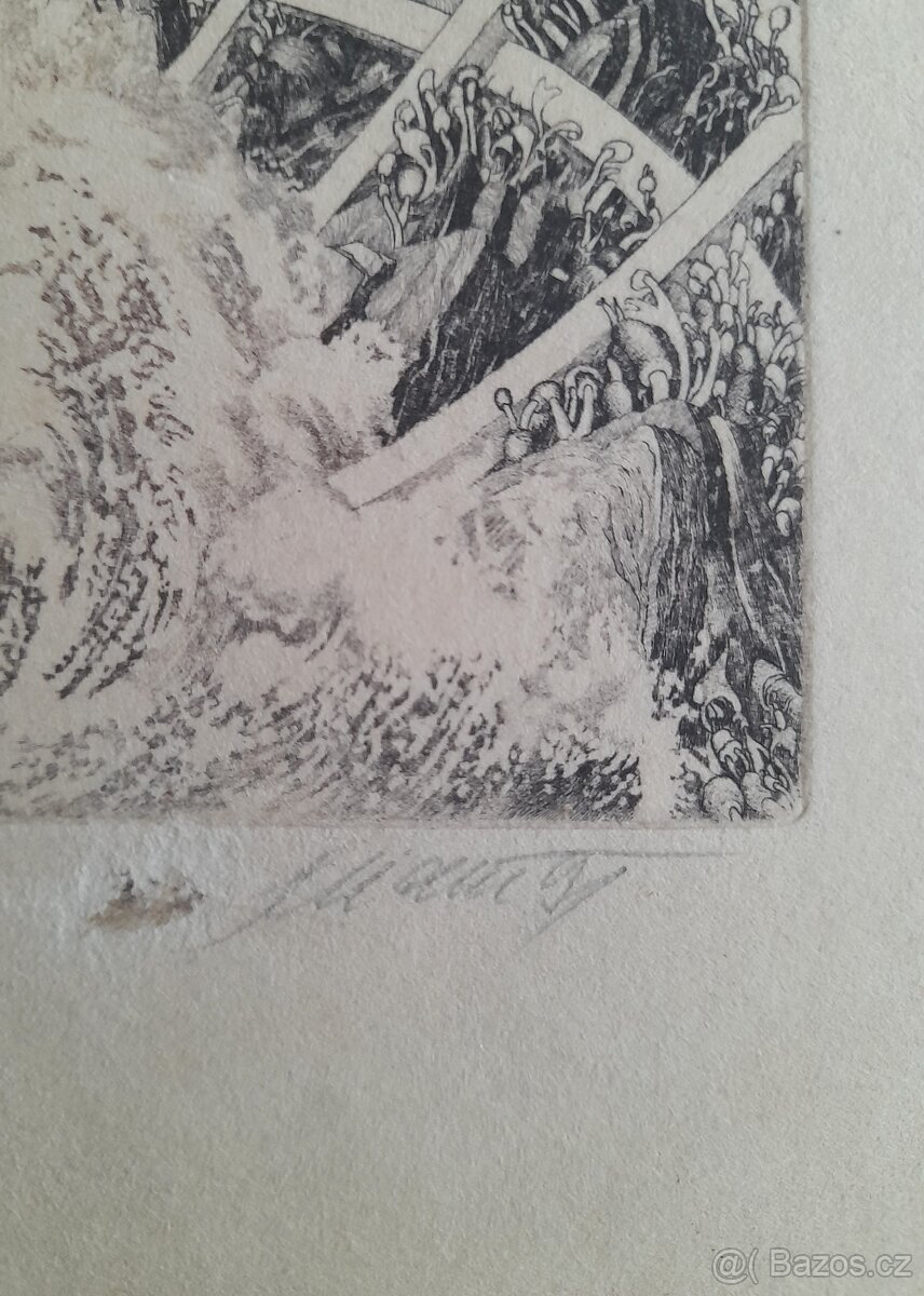 Grafika Josef Dudek Elegie - 3