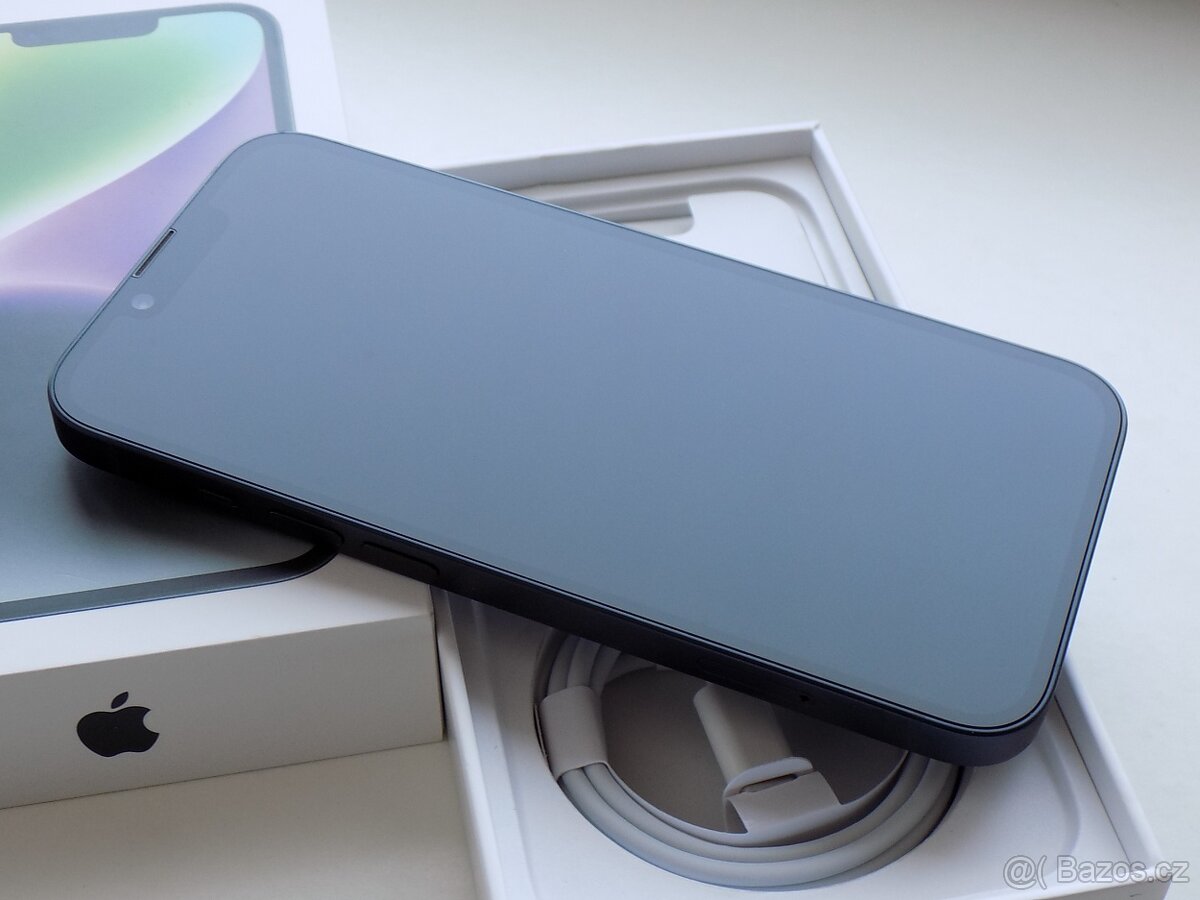 Apple iPhone 14 128GB Černý - ZÁRUKA 12 MĚSÍCŮ - KOMPLETNÍ - 3