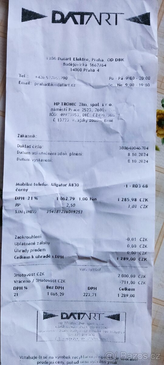 Mobil pro seniory Aligator A830 - 3