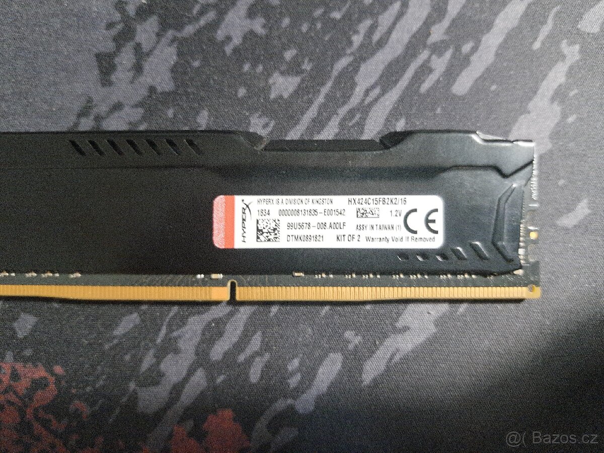 HyperX Fury GDDR4 / 8GB @2400MHz CL15 - 3