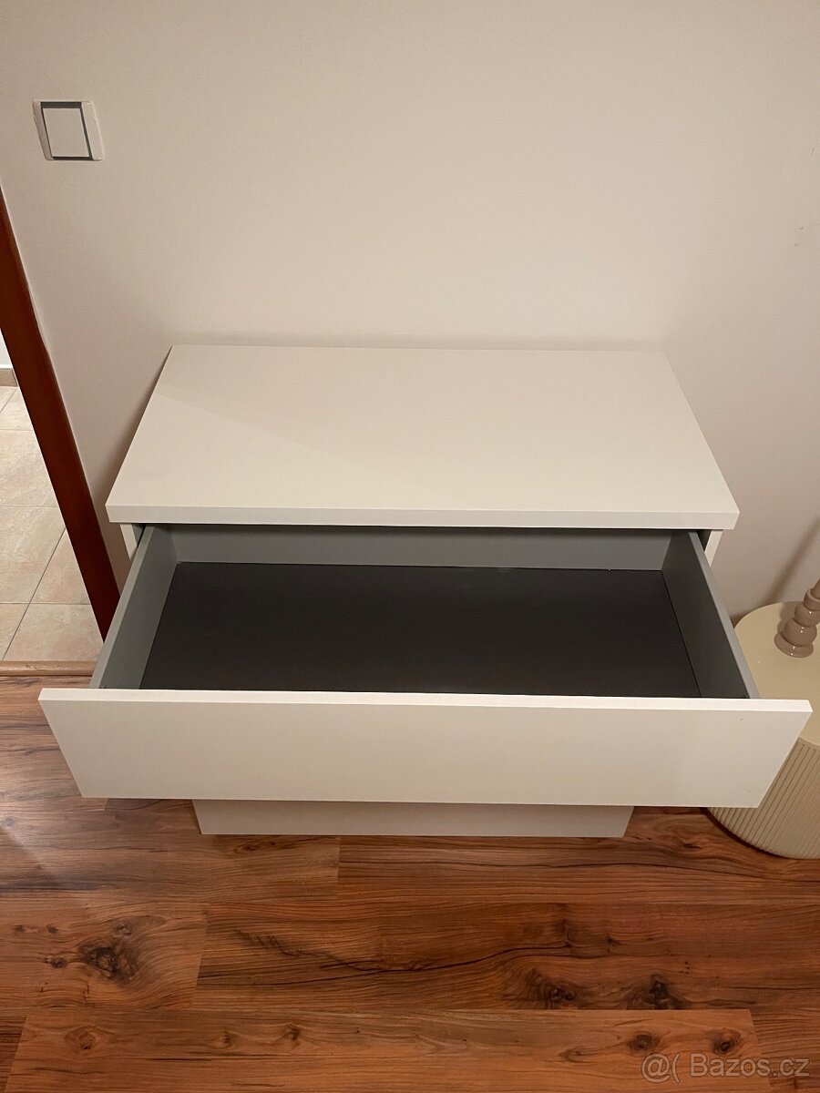 Komoda - bílá lesklá - 3